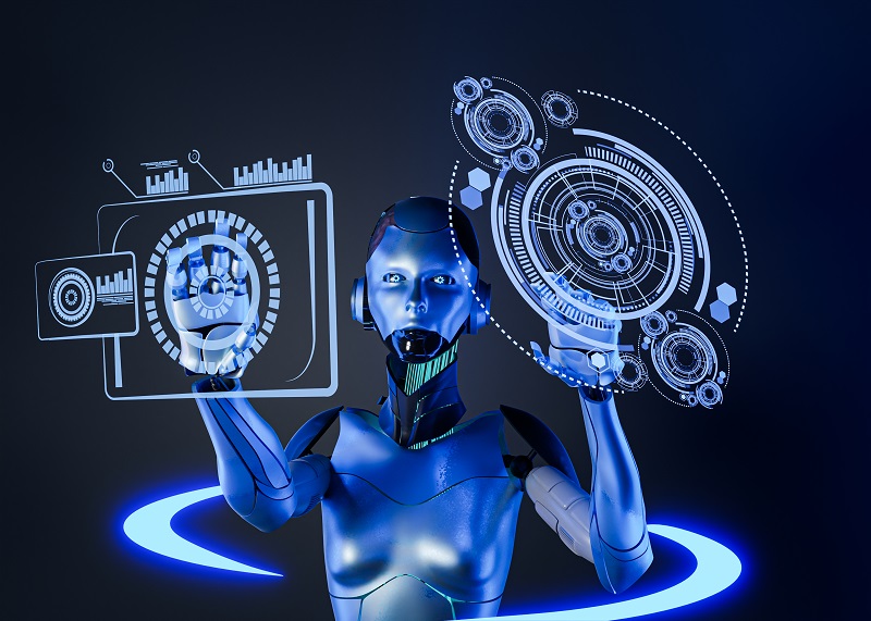 كيف تساعد الهوية البصرية في بناء علامة تجارية قوية؟ 9 3d rendering biorobots concept
