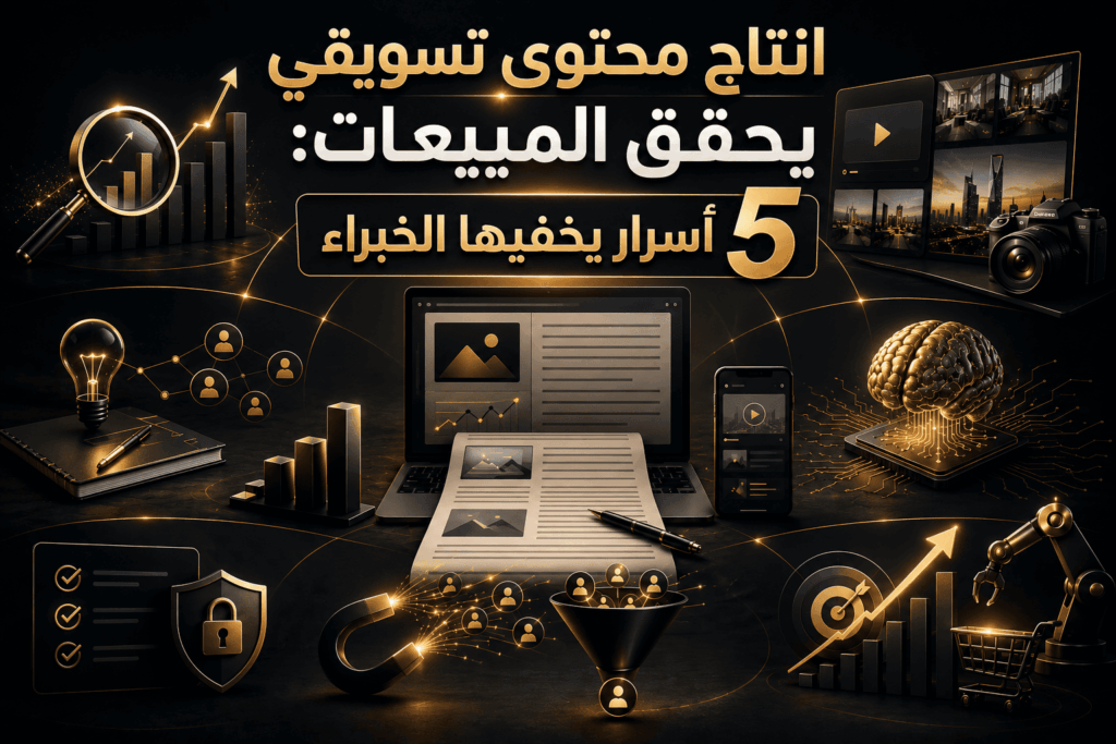 انتاج محتوى تسويقي يحقق المبيعات: 5 أسرار يخفيها الخبراء 4 انتاج محتوى تسويقي يحقق المبيعات: 5 أسرار يخفيها الخبراء