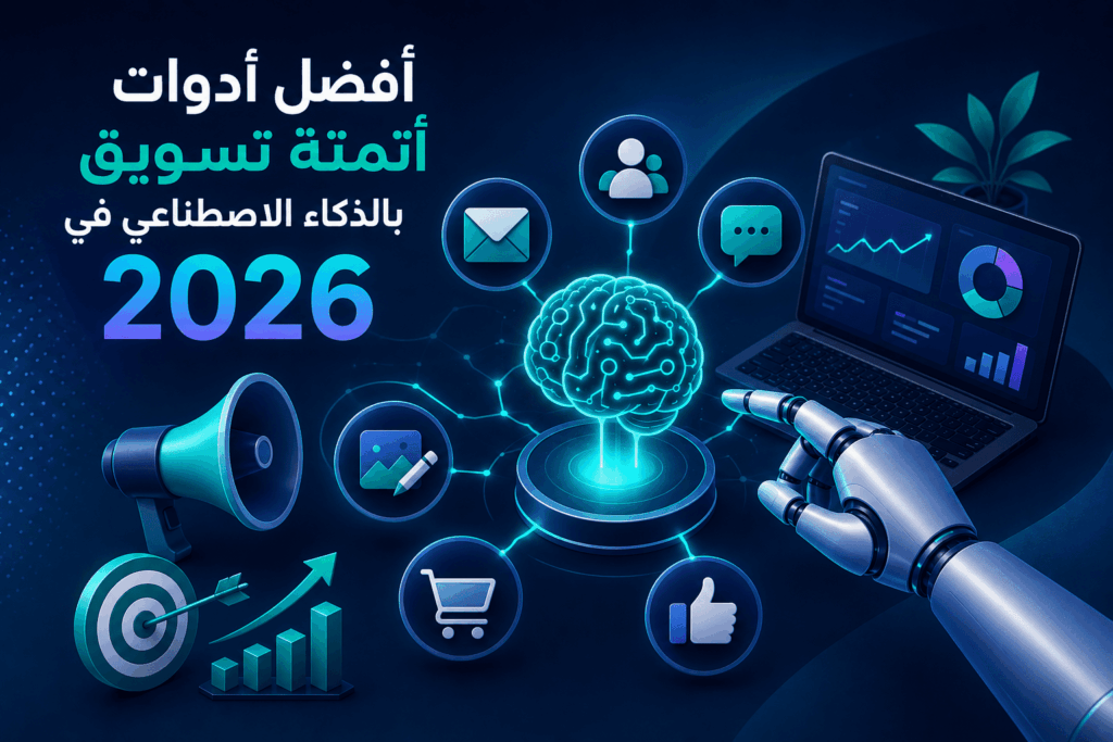 أفضل أدوات أتمتة تسويق بالذكاء الاصطناعي في 2026 3 أفضل أدوات أتمتة تسويق بالذكاء الاصطناعي في 2026